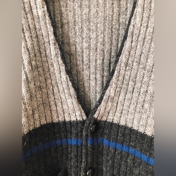 Vintage 80s Yves Saint Laurent Wool Cardigan / Vintage YSL Sweater - Picture 3 of 11